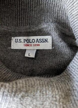 Сірий гольф / бавовна/ us polo assn7 фото