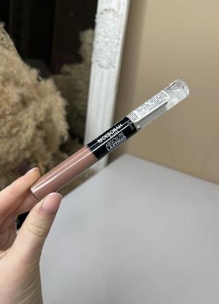 Жидкая матовая помада и блеск для губ 2 в 1 deborah absolute lasting liquid lipstick, 09 real nude, 8 мл