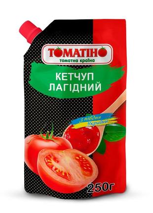 Кетчуп лагідний томатіно 250 г2 фото