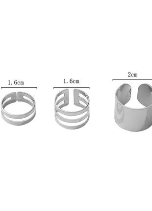 Набор из 3х колечек4 фото