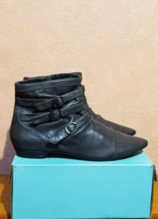 Женские демисезонные кожаные ботинки, bronх so today (голландия).1 фото