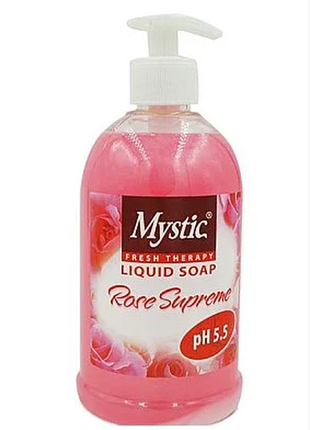 Жидкое мыло mystic биофреш rose 500 мл. болгария1 фото