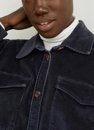 Вельветова куртка-сорочка з кишенями c&amp;a батал етикетка6 фото