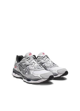 Asics gel-nyc silver white1 фото