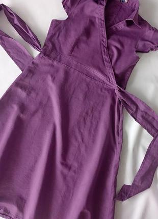 Фіолетова сукня льон р.л1 фото