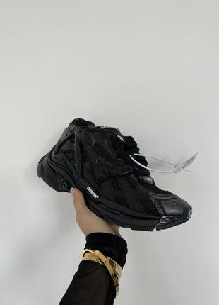 Женские кроссовки balenciaga trainer black runner sneakers 37