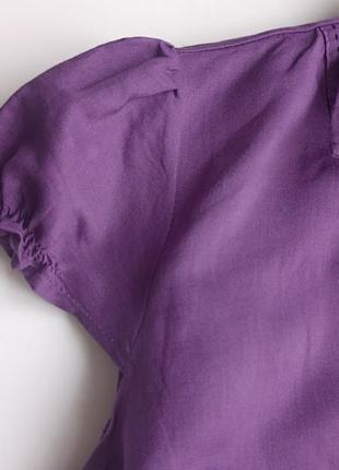 Фіолетова сукня льон р.л8 фото
