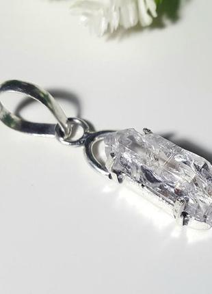 Кулон с херкимерским алмазом1 фото
