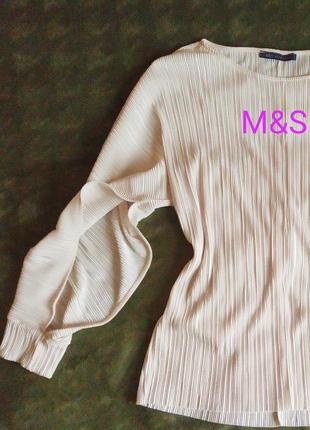 Блуза бежева від м&s collection