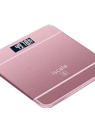 Ваги для підлоги електронні iscale 2017d 180кг (0,1кг) з температурою ваги для підлоги 180 кг. колір: рожевий4 фото