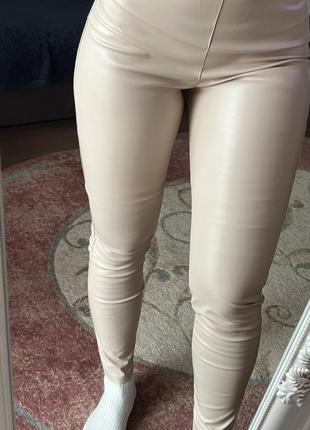 Лосины из эко кожи