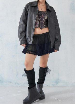 Крокс краш сапоги резиновые женские черные crocs crush rain boot black