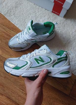 Чоловічі кросівки new balance 530 white green