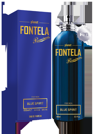 Мужская парфюмированная вода fontela edp blue spirit, 100 мл