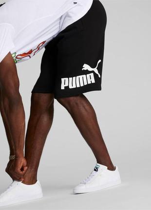 Шорты puma big logo (оригинал) мужские шорты пума🖤1 фото