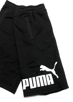 Шорты puma big logo (оригинал) мужские шорты пума🖤3 фото