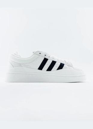 Adidas campus bad bunny white black1 фото