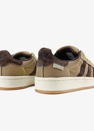 Чоловічі кросівки адідас кампус коричневі / adidas campus 00s buy hemp dark brown'5 фото