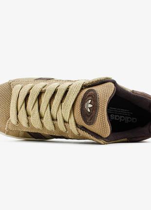 Чоловічі кросівки адідас кампус коричневі / adidas campus 00s buy hemp dark brown'3 фото