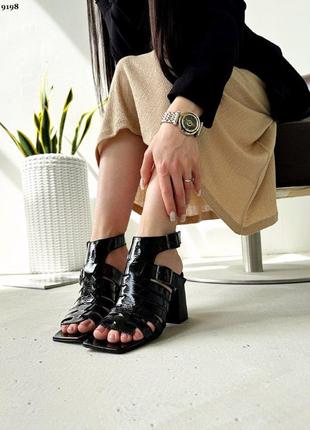 Стильные женские босоножки на каблуке в наличии и под отшив 💛💙4 фото