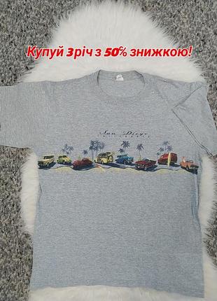 Супер футболка мужская anvil с летним принтом летняя одежда размер m-l