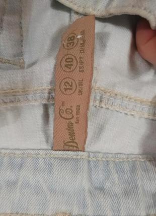 Светлые базовые прямые летние джинсы момы, л-хл denim co6 фото