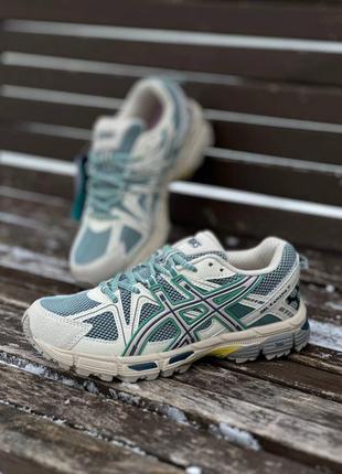 Asics gel-kahana 8 beige mint2 фото