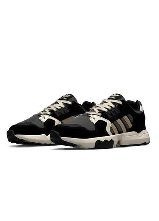 Чоловічі кросівки adidas originals zx torsion black sand3 фото