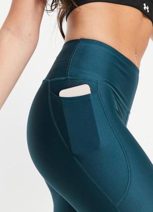 Смарагдові лосини легінси under armour high waist shaping 7/8th leggings 🛍️1+1=3🛍️3 фото