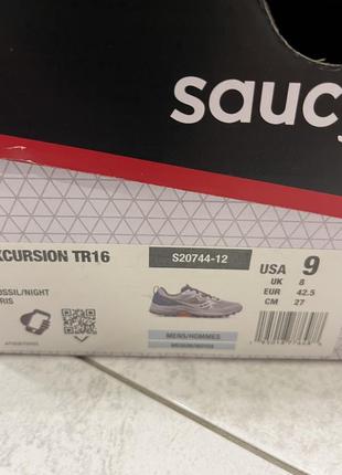Кросівки для бігу saucony excursion tr16 (s20744-12) оригінал7 фото
