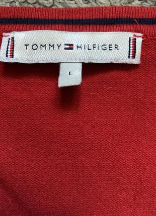 Базовый классический легкий свитерик tommy hilfiger3 фото