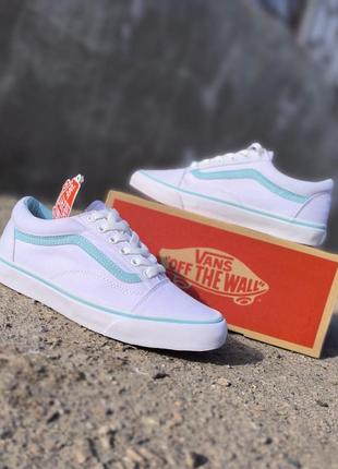 vans Floral old school белые кеды кроссовки мокасины слипоны2 фото