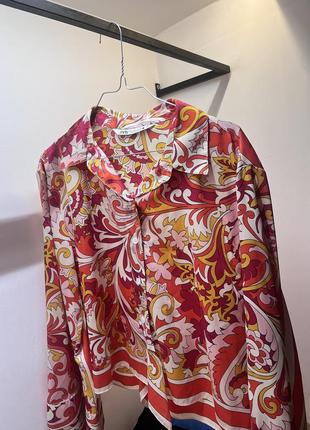 Сорочка зі східним принтом