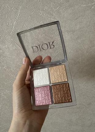 Dior backstage glow face palette highlight&blush палетка хайлайтерів1 фото