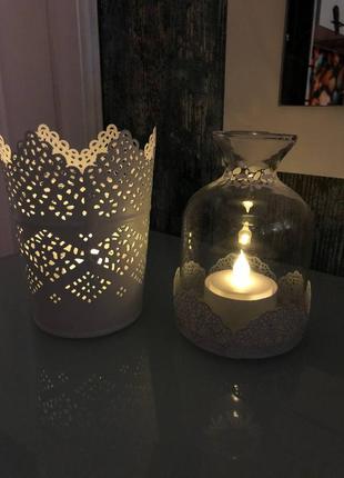 Комплект свечей «снежная королева»