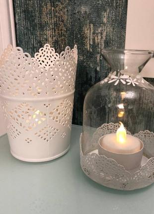 Комплект свечей «снежная королева»