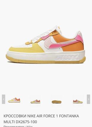 Жіночі кросівки nike, кроссовки nike, найк, air force 1 limited edition1 фото