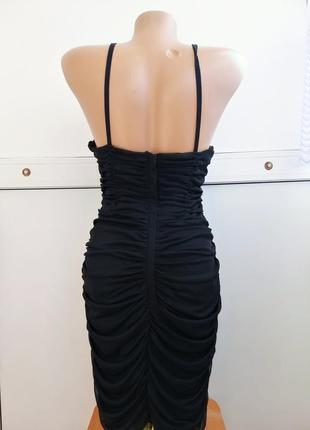 Платье женское чёрное мини4 фото