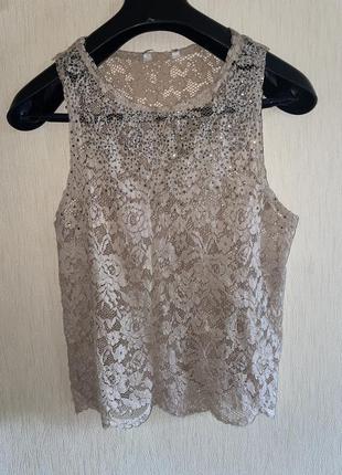 Ажурная майка