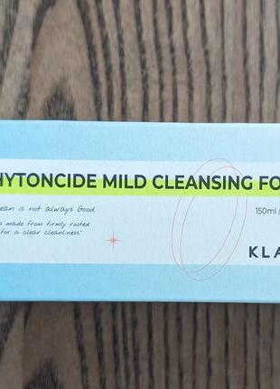 Klavuu phytoncide mild cleansing foam очищающая пена для лица