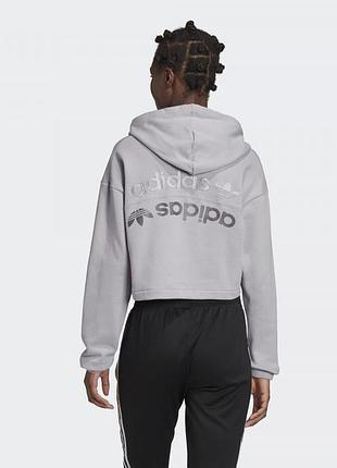 Укороченное худи, толстовка, реглан от Team adidas6 фото