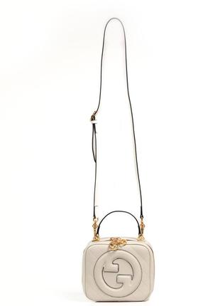 Gucci blondie leather shoulder bag6 фото