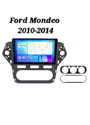 Магнитола android ford mondeo 2010-2014, 2/32, 8 ядер, carplay, слот под сим-карту + рамка!