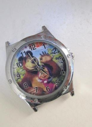 Часы наручные детские "маша и медведь" на ходу. кварц1 фото