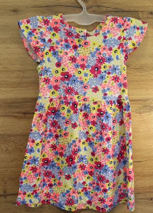 Красивое веселое платье на лето, для девочки 1-1,5 р. от mothercare