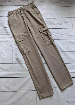 Карго брюки, с карманами штаны от stradivarius
