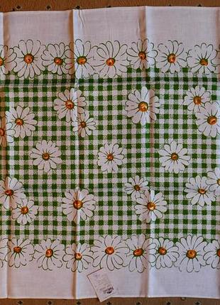 Красивая льняная салфетка-скатерть украина с этикеткой