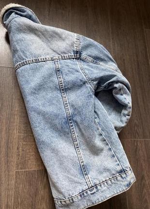 Zara джинсовка тепла куртка3 фото