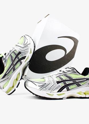 Кроссовки asics gel kayano 14 "silver/green"