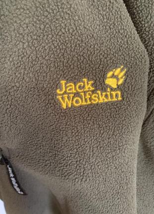 Флиска jack wolfskin с большим логотипом9 фото